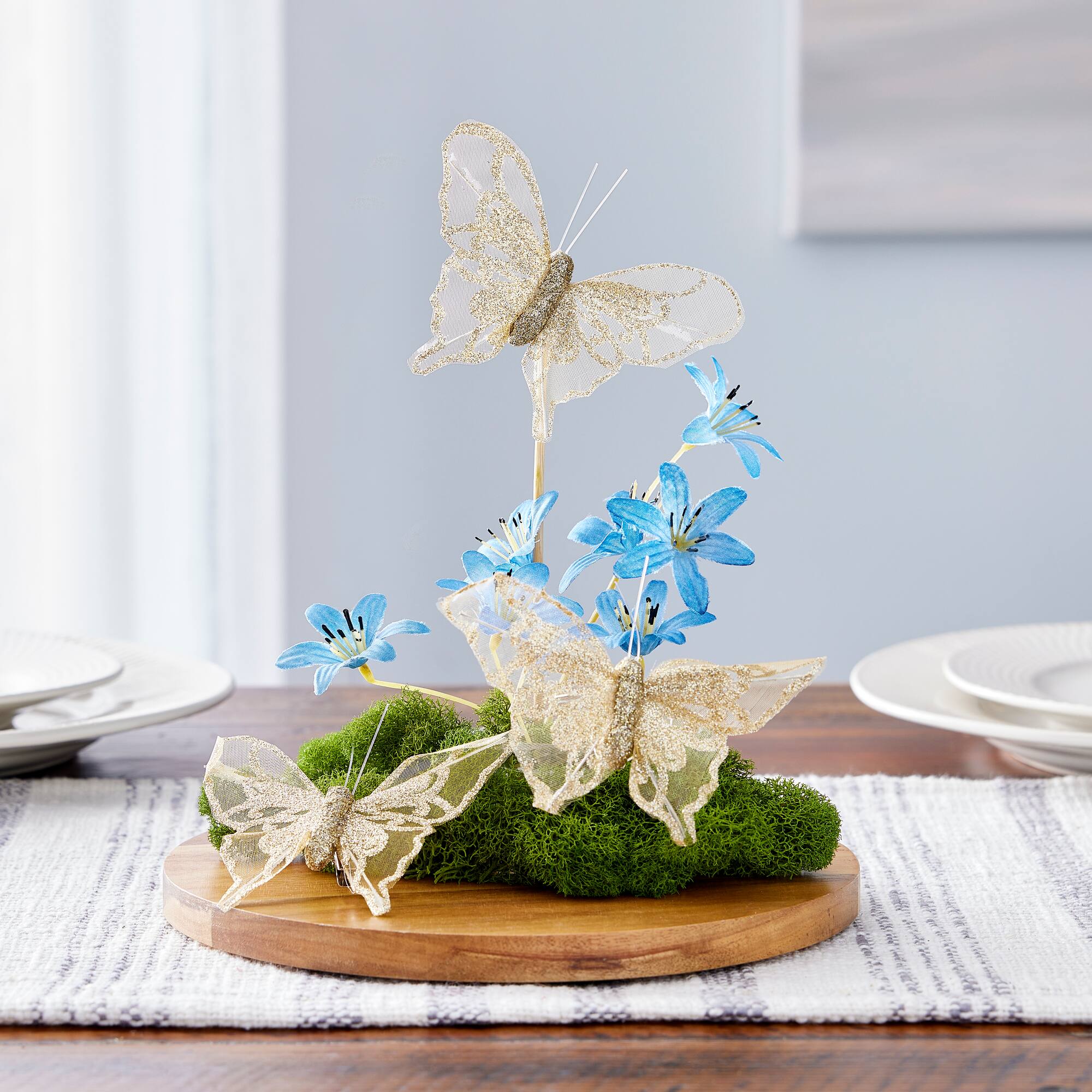 Glitter Butterfly Embellishments